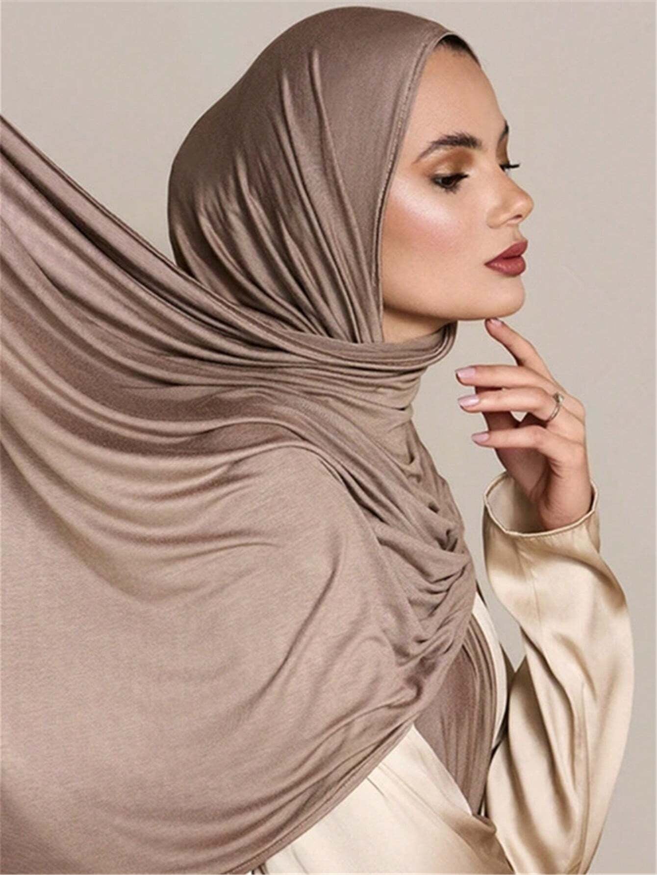 YW125 Modal solid color long scarf