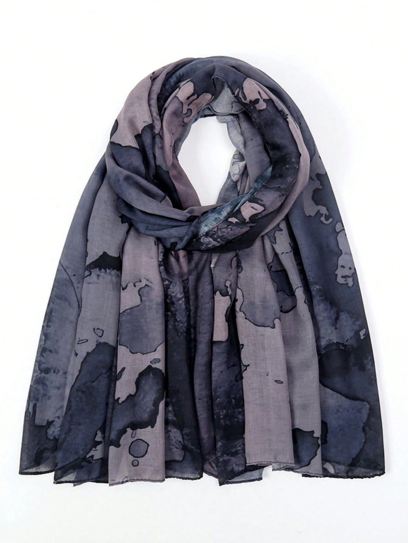 MY016 Bohemian style polyester-cotton printed hijab