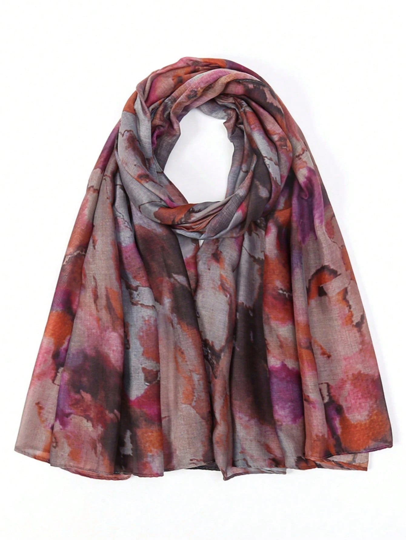 MY016 Bohemian style polyester-cotton printed hijab
