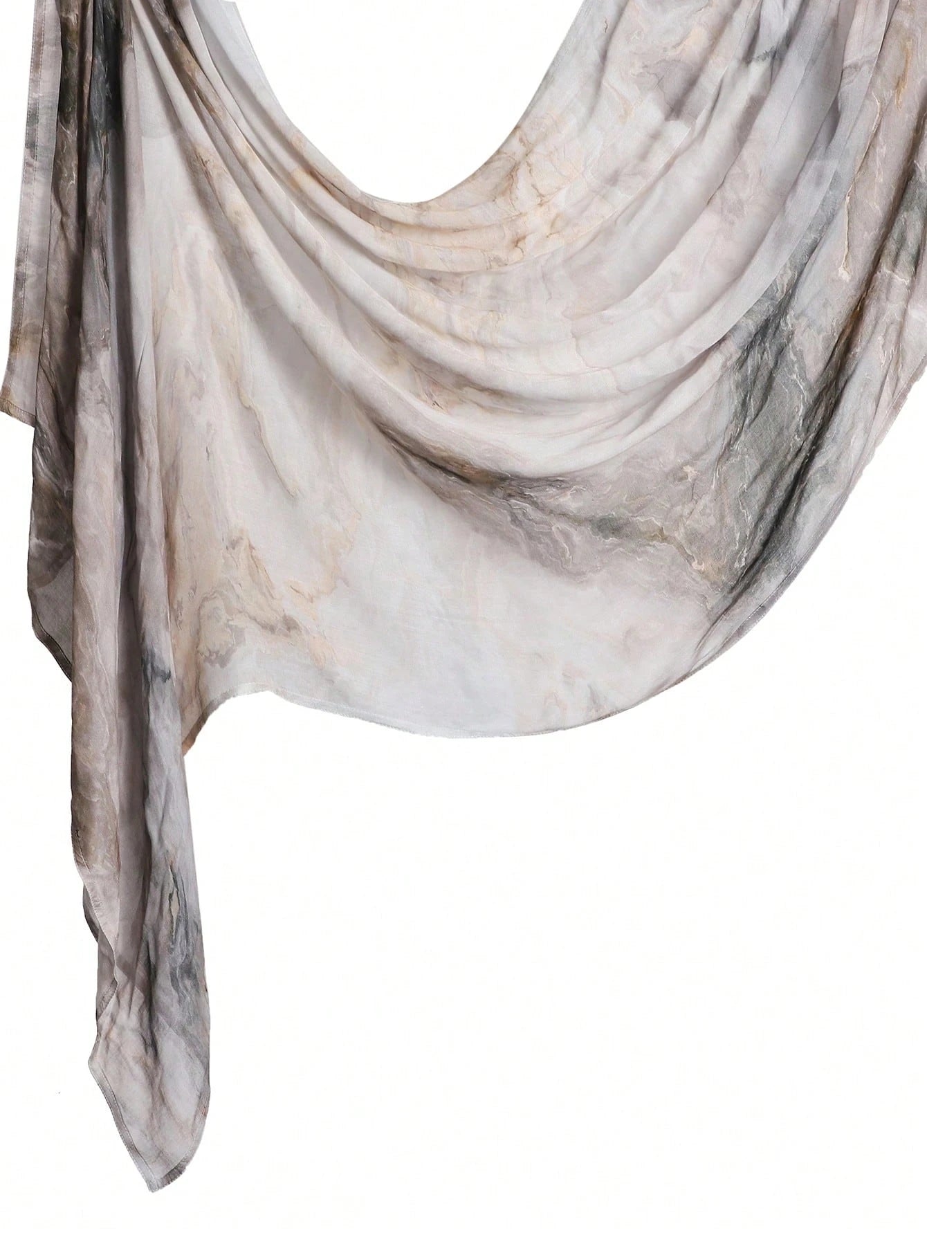 MY012 Soft asymmetrical modal hijab