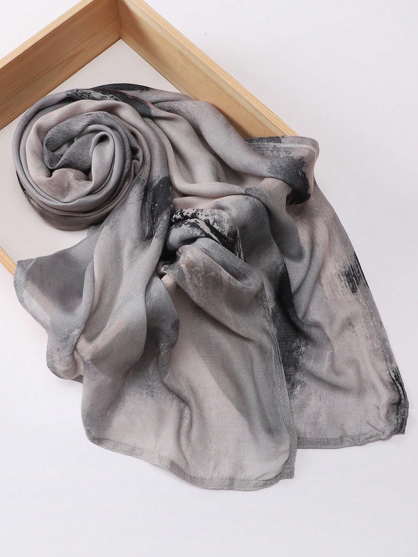 MY012 Soft asymmetrical modal hijab