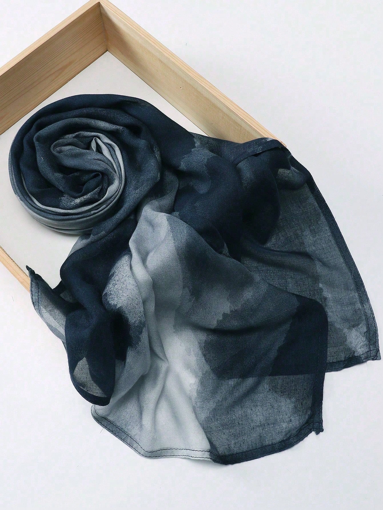 MY012 Soft asymmetrical modal hijab