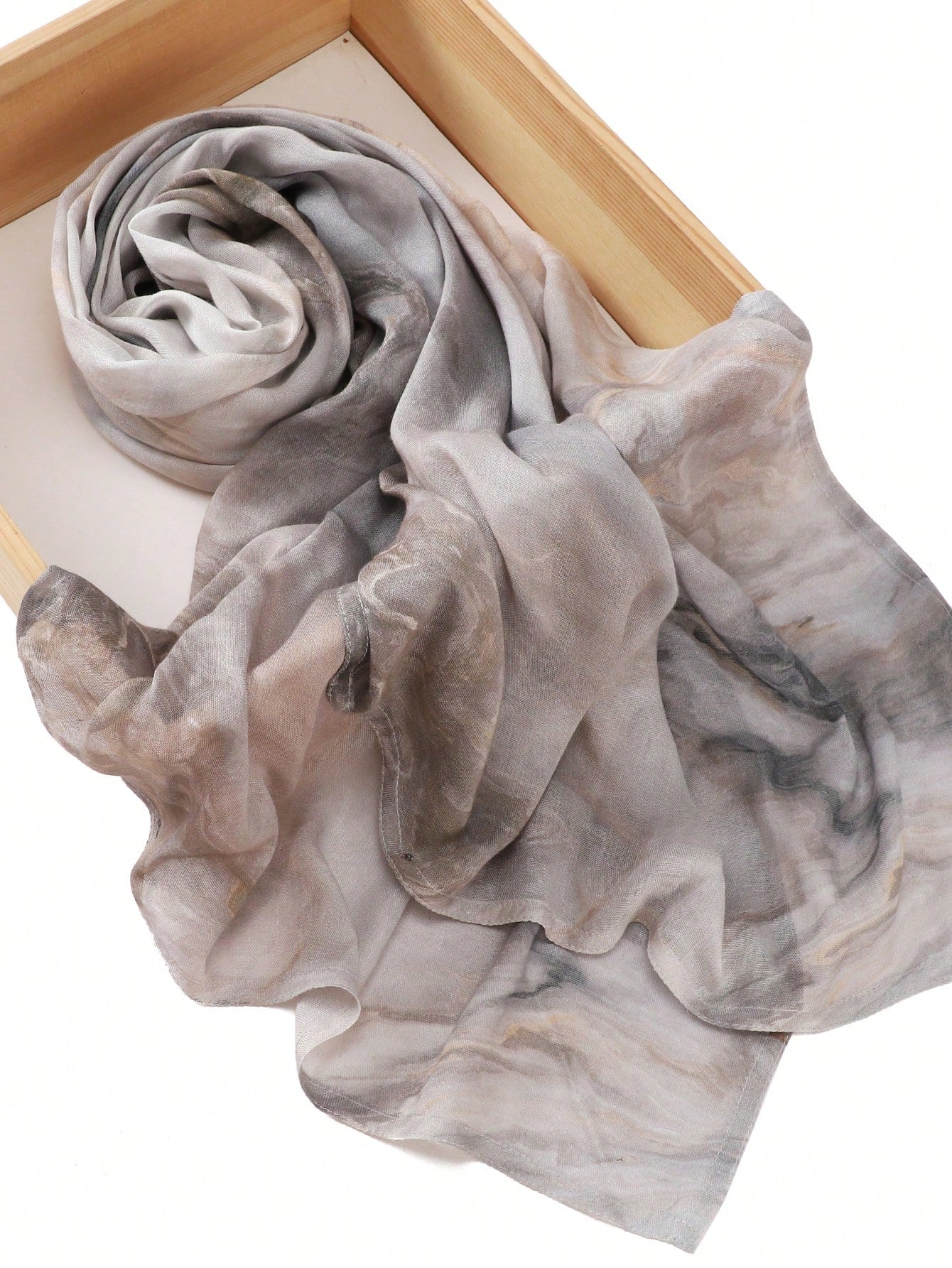 MY012 Soft asymmetrical modal hijab