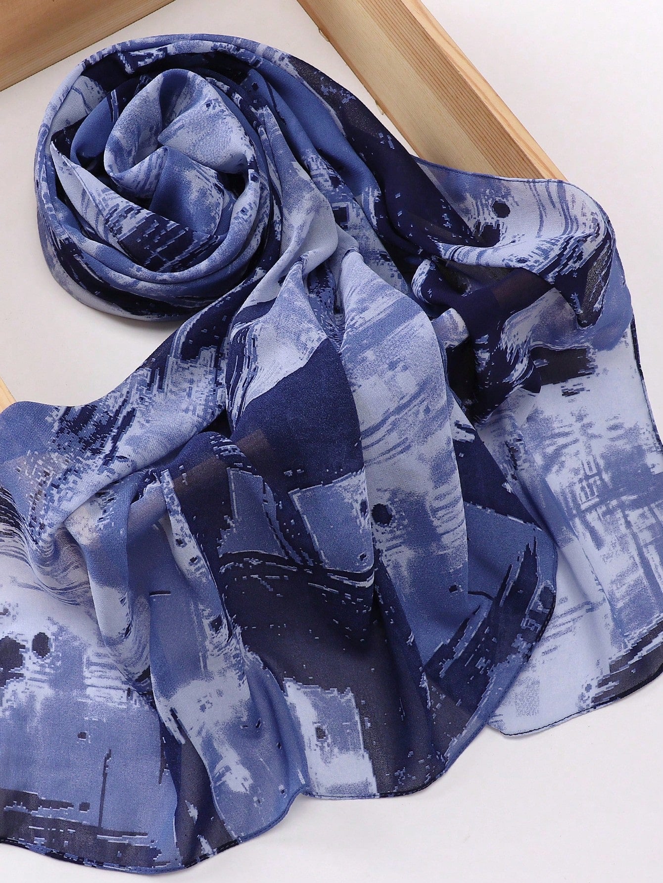 MY012 Soft asymmetrical modal hijab