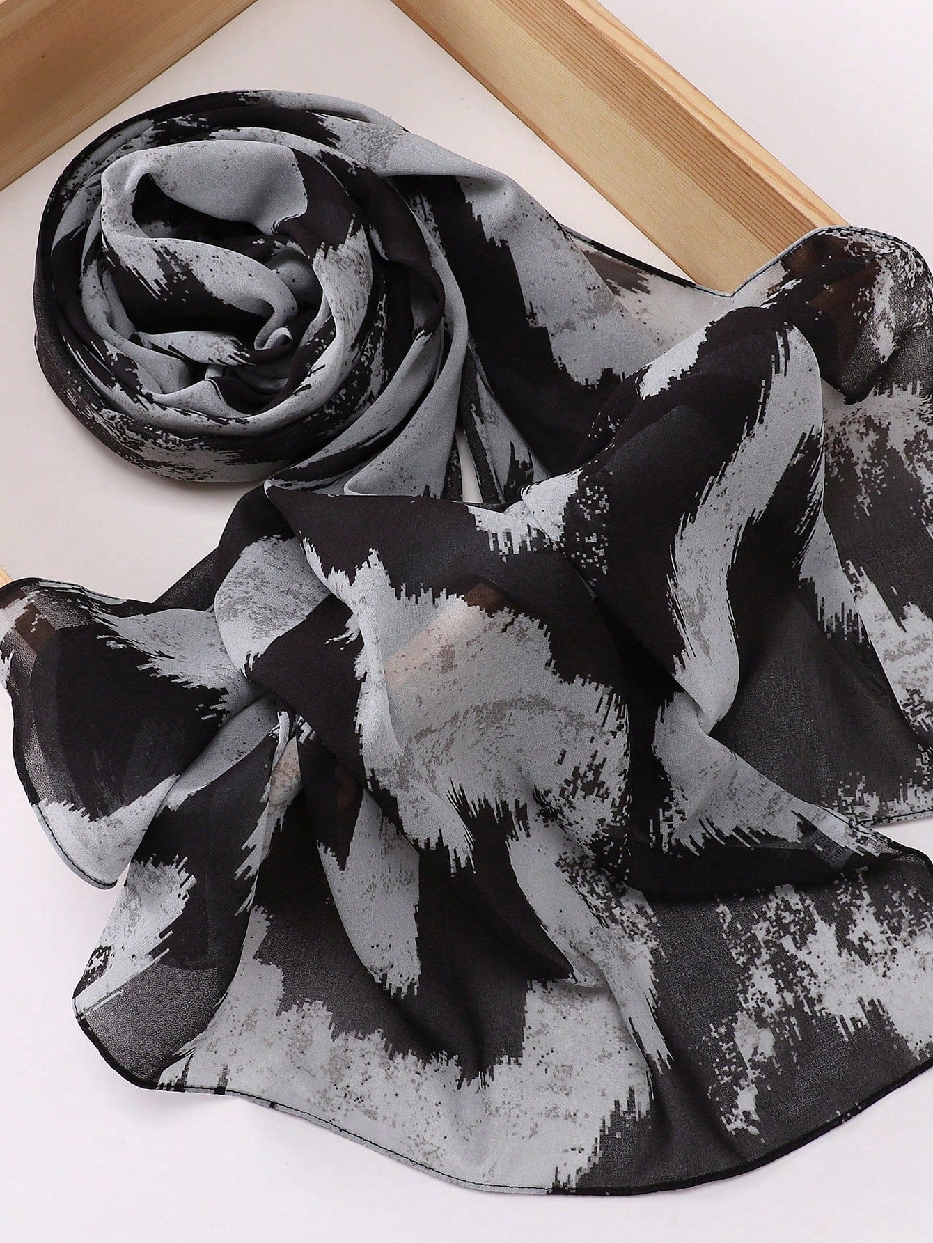 MY012 Soft asymmetrical modal hijab