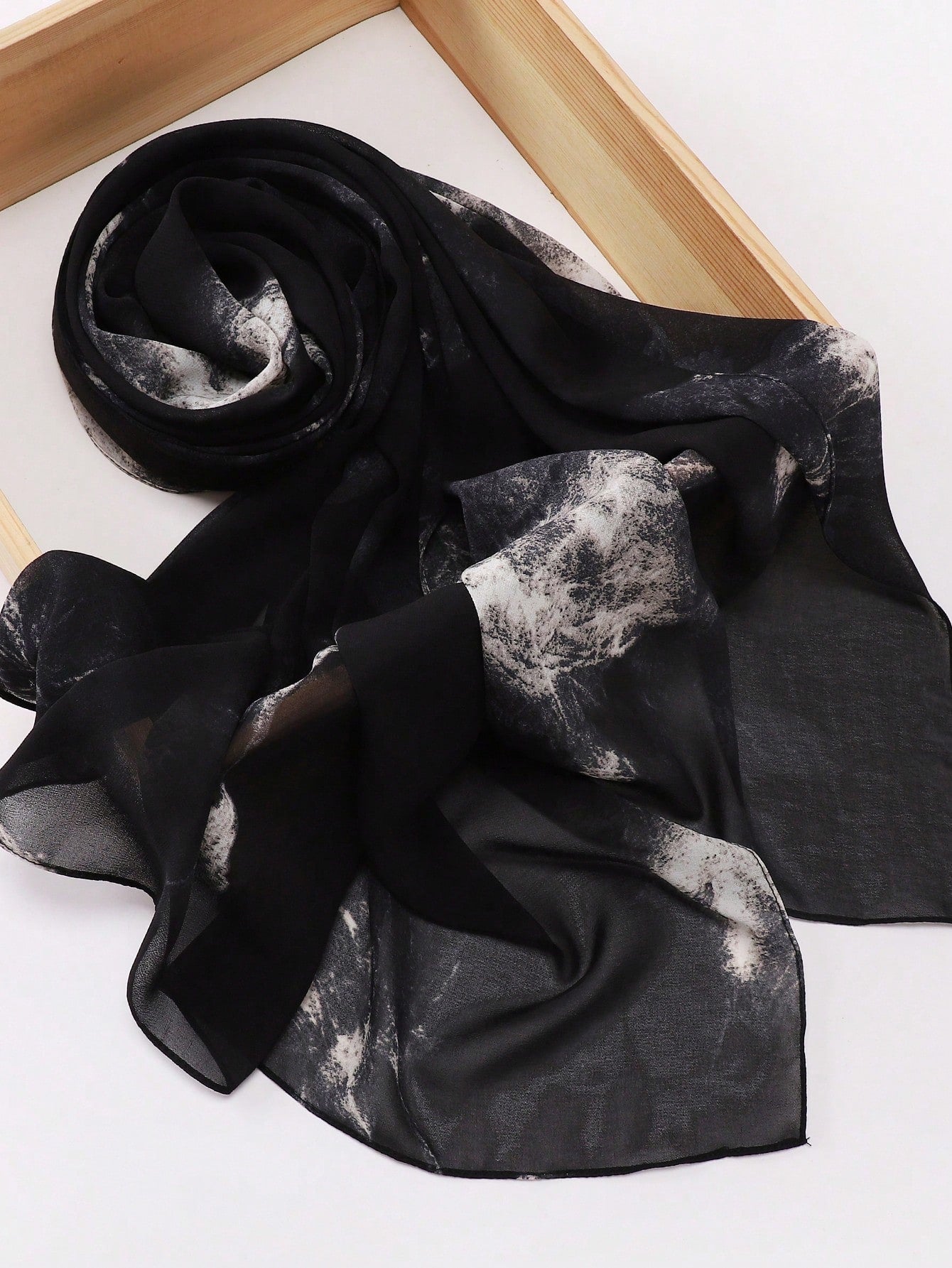 MY012 Soft asymmetrical modal hijab
