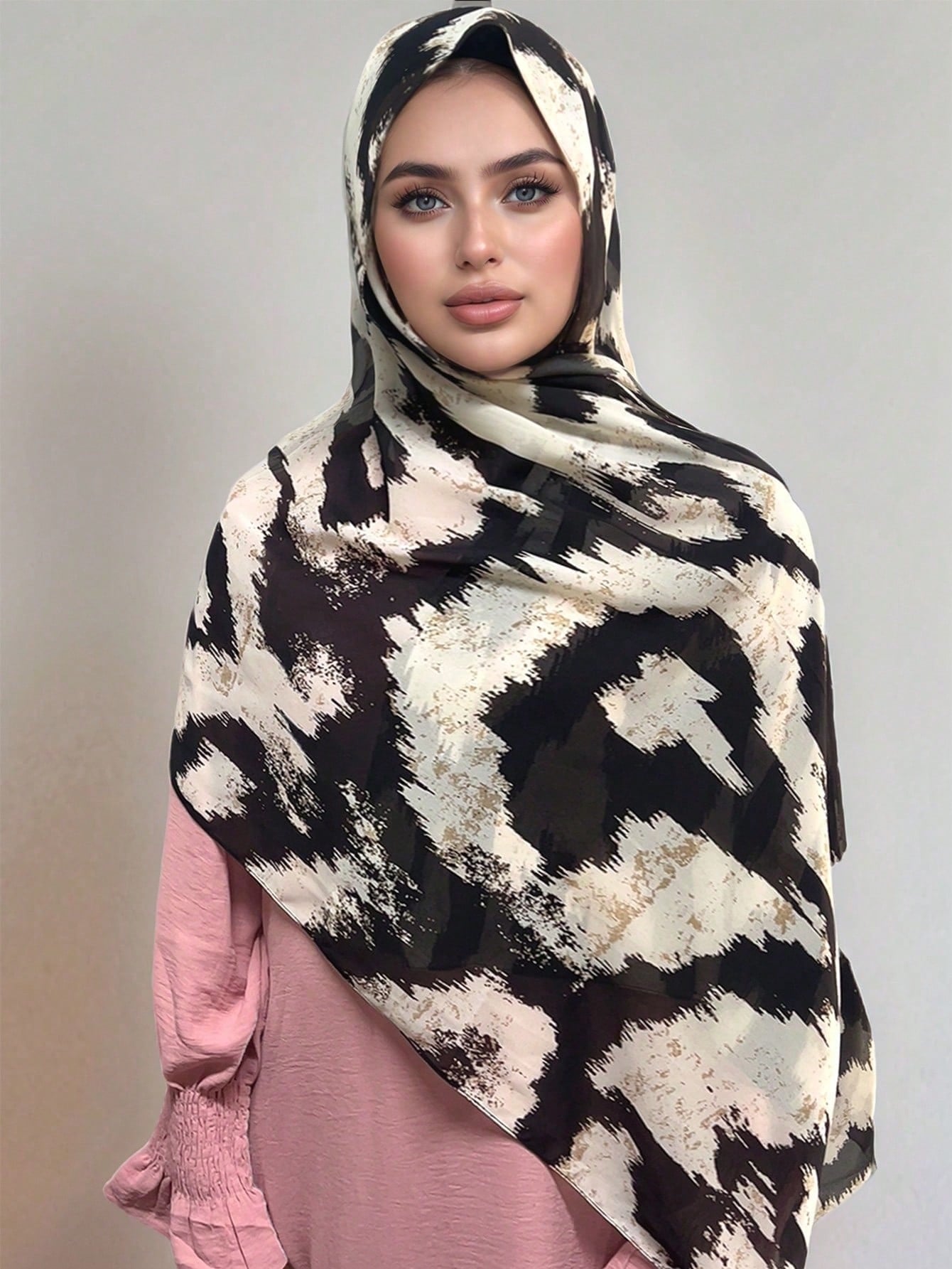 MY013,MY017 Soft digital printed modal customized printed hijab