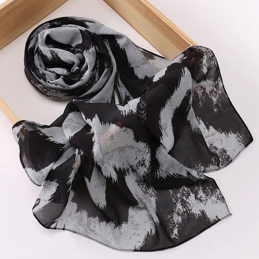 MY013,MY017 Soft digital printed modal customized printed hijab