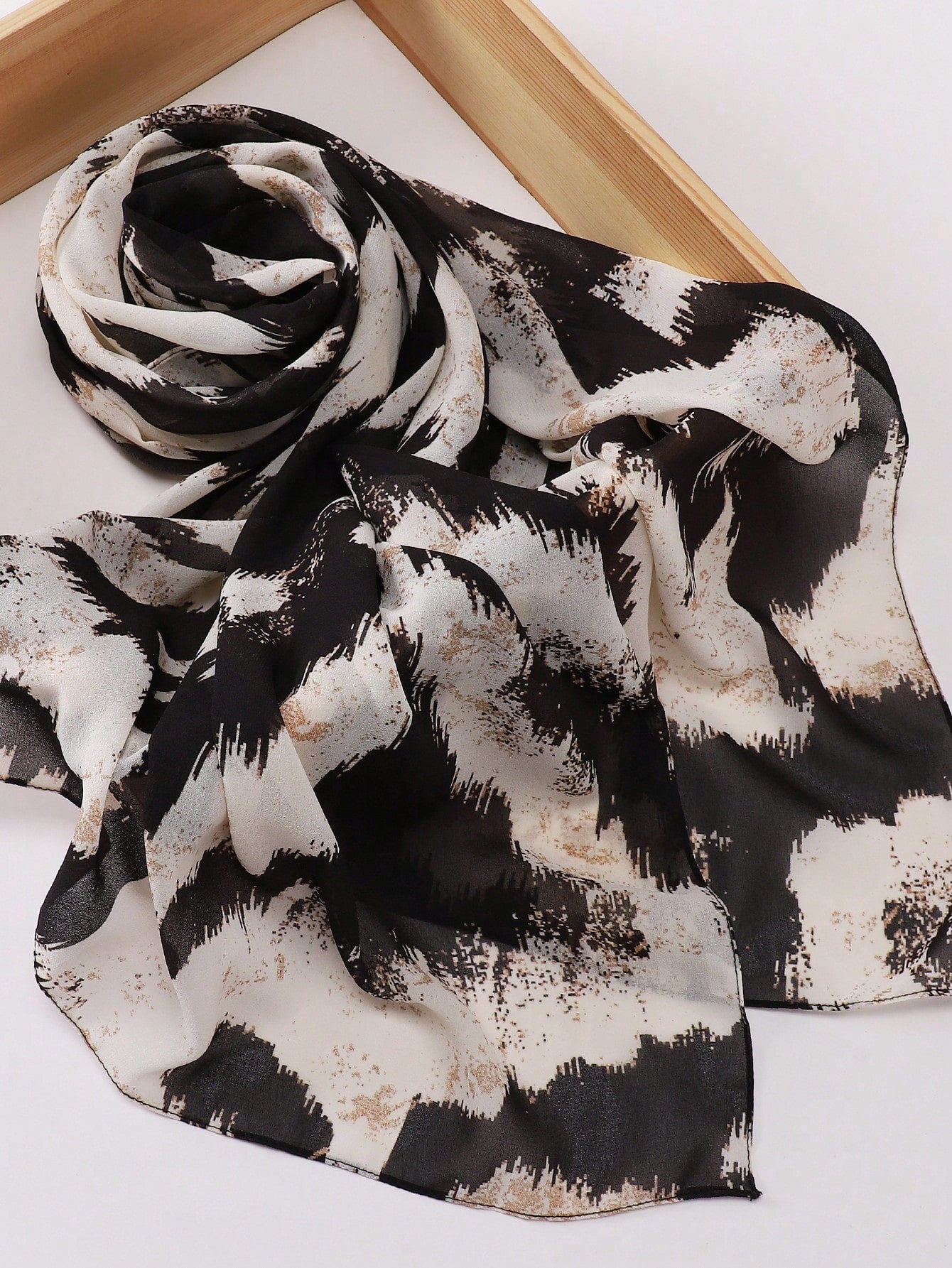 MY012 Soft asymmetrical modal hijab