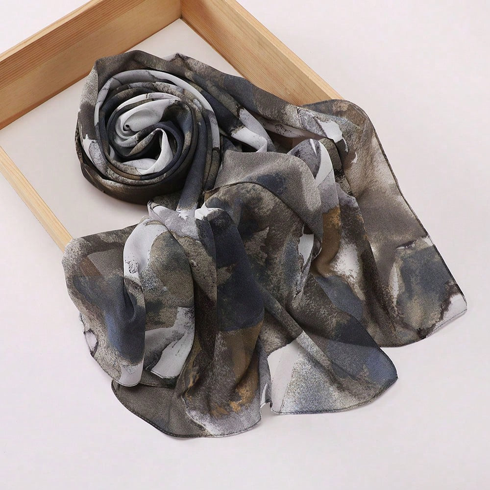 MY012 Soft asymmetrical modal hijab