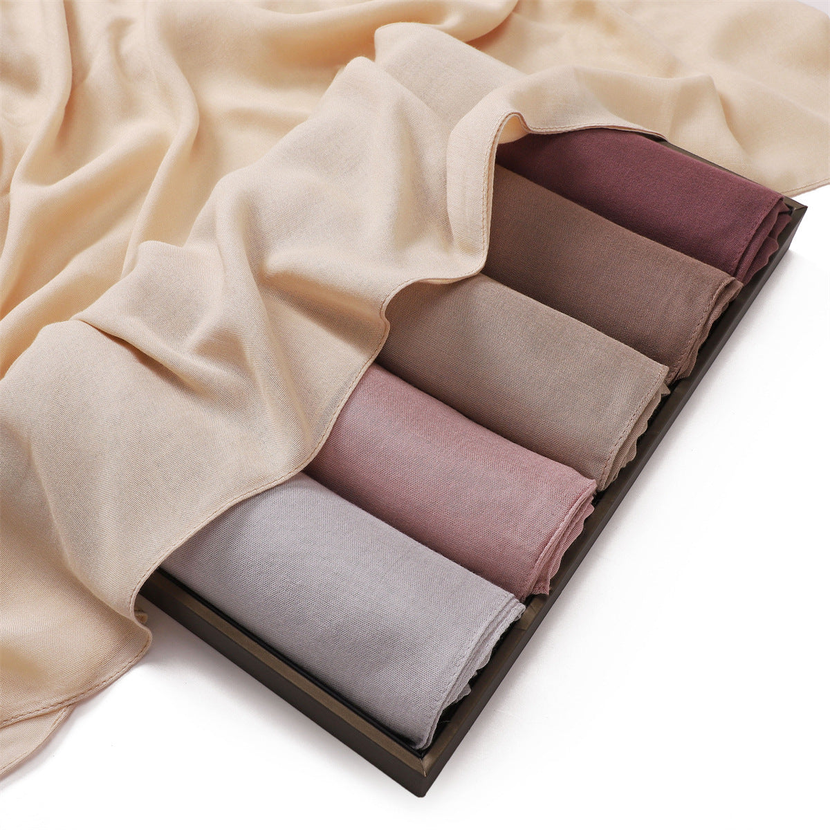 YZ229 70X175CM 10COLOR Single stitch modal cotton scarf hijab Rayon Viscose - MinYang Fashion Apparel Accessory Manufacturer