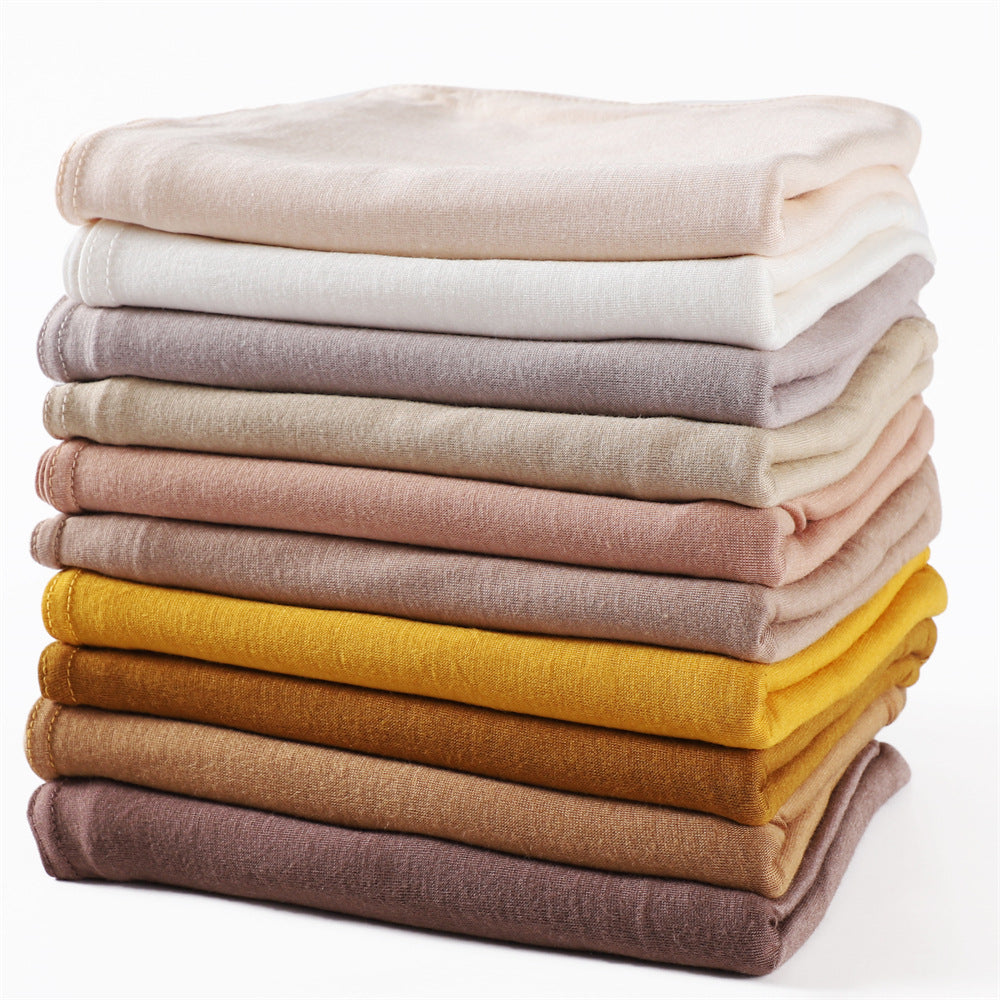 VS478 Popular jersey wide-edge modal long hijab - MinYang Fashion Apparel Accessory Manufacturer