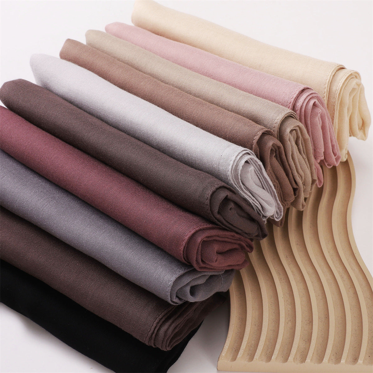 YZ229 70X175CM 10COLOR Single stitch modal cotton scarf hijab Rayon Viscose - MinYang Fashion Apparel Accessory Manufacturer