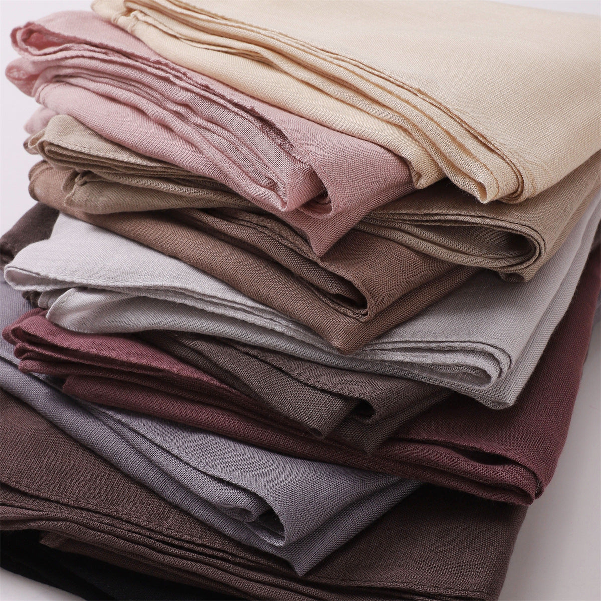 YZ229 70X175CM 10COLOR Single stitch modal cotton scarf hijab Rayon Viscose - MinYang Fashion Apparel Accessory Manufacturer