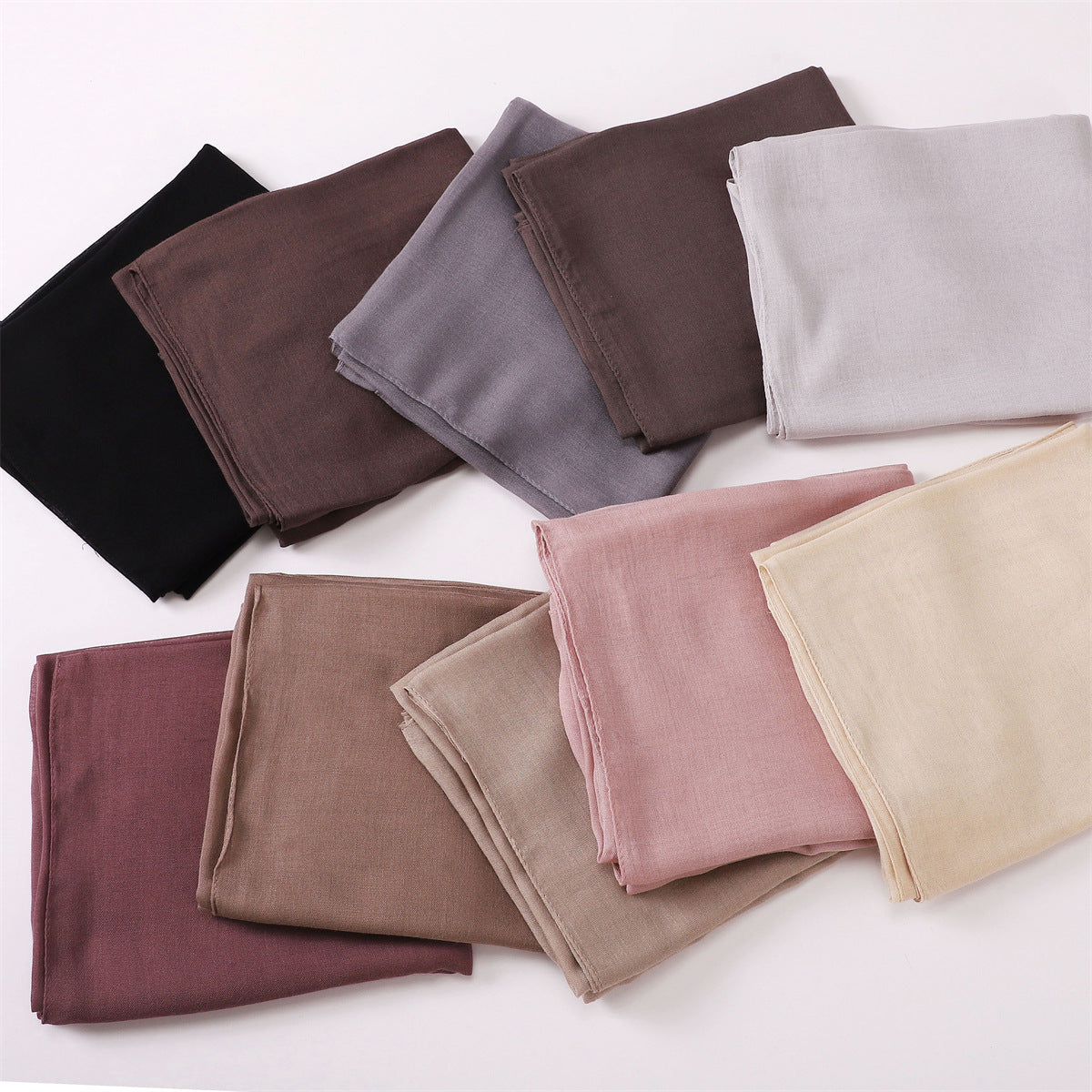 YZ229 70X175CM 10COLOR Single stitch modal cotton scarf hijab Rayon Viscose - MinYang Fashion Apparel Accessory Manufacturer