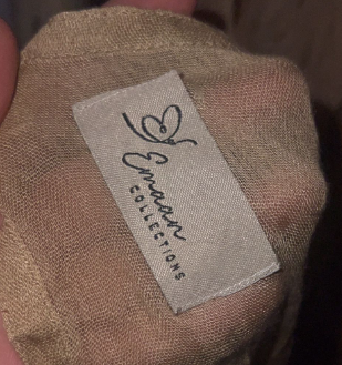 002 Custom label opp bag sewing label paper tag make your own hijab - MOQ:500 - MinYang Fashion Apparel Accessory Manufacturer