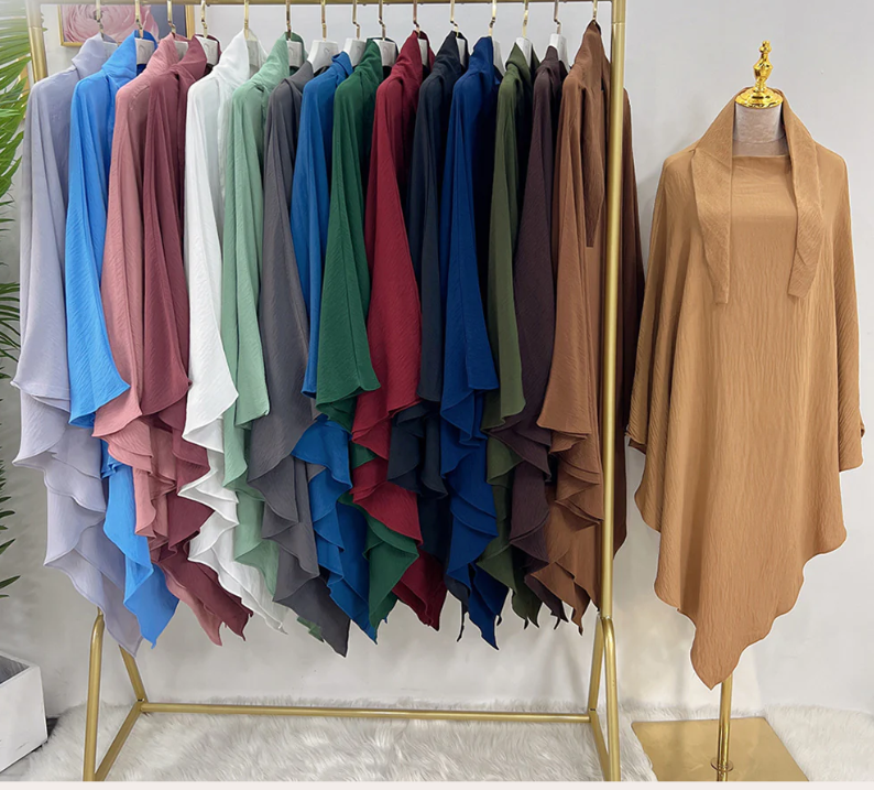HJ907 Solid Color Hijab Middle East Dubai Turkey Solid Color Big Hijab - MinYang Fashion Apparel Accessory Manufacturer