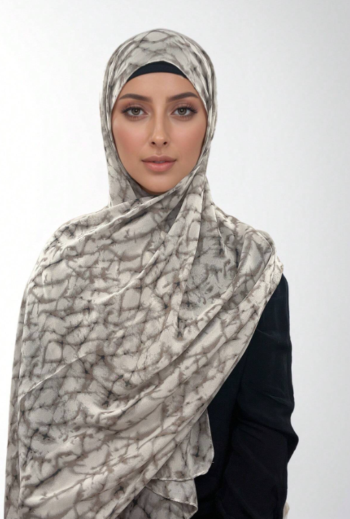 MY018 Hijab Fashion watercolor printed scarf - MinYang Fashion Apparel Accessory Manufacturer