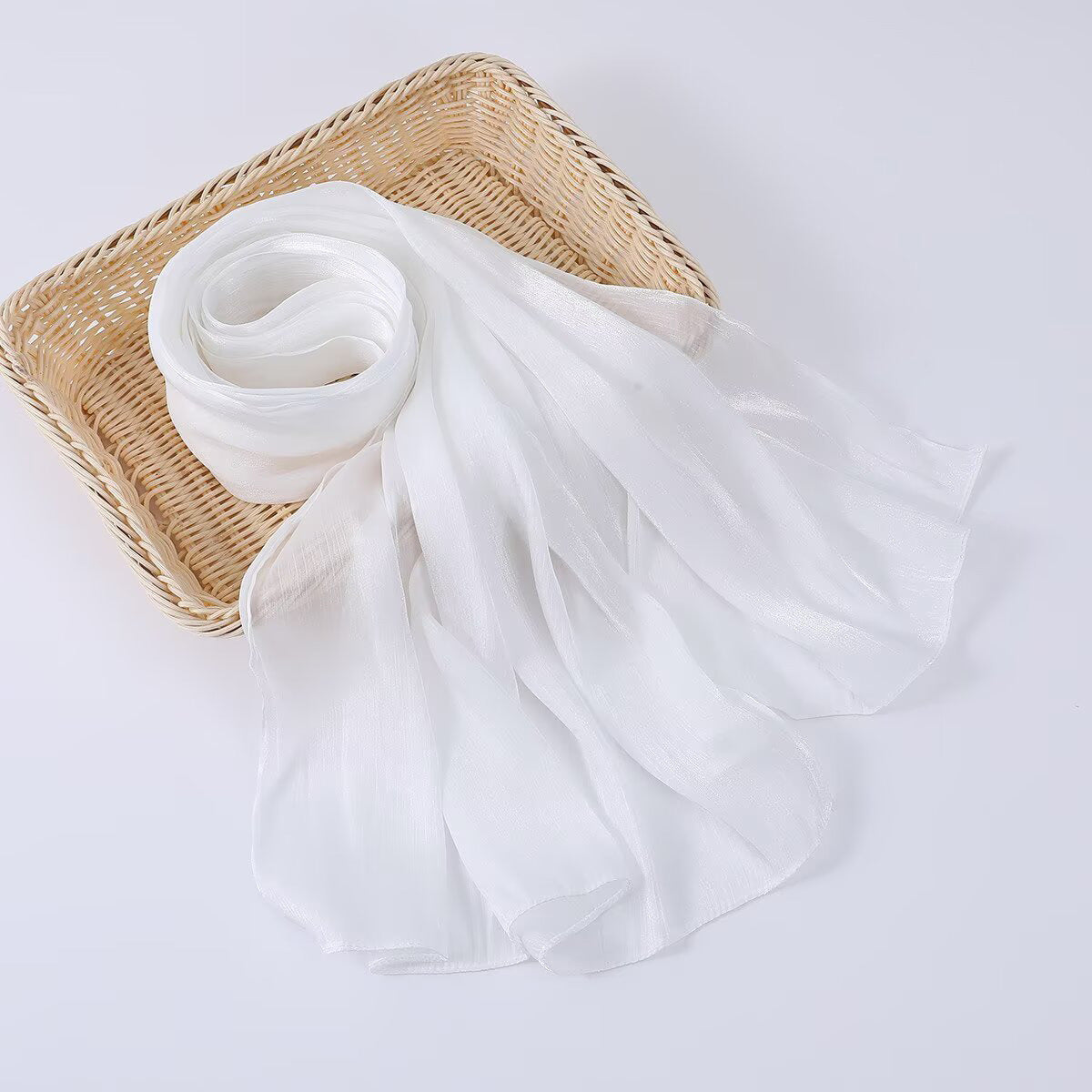 G690 Bright silk fabric breathable cool hijab