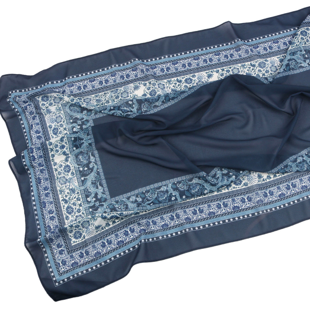 wj054 Printed breathable soft hijab