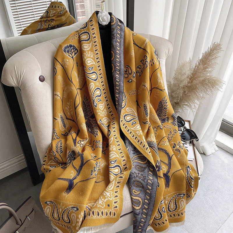 10108 50colors high quality printed winter scarf shawl - MinYang Fashion Apparel Accessory Manufacturer