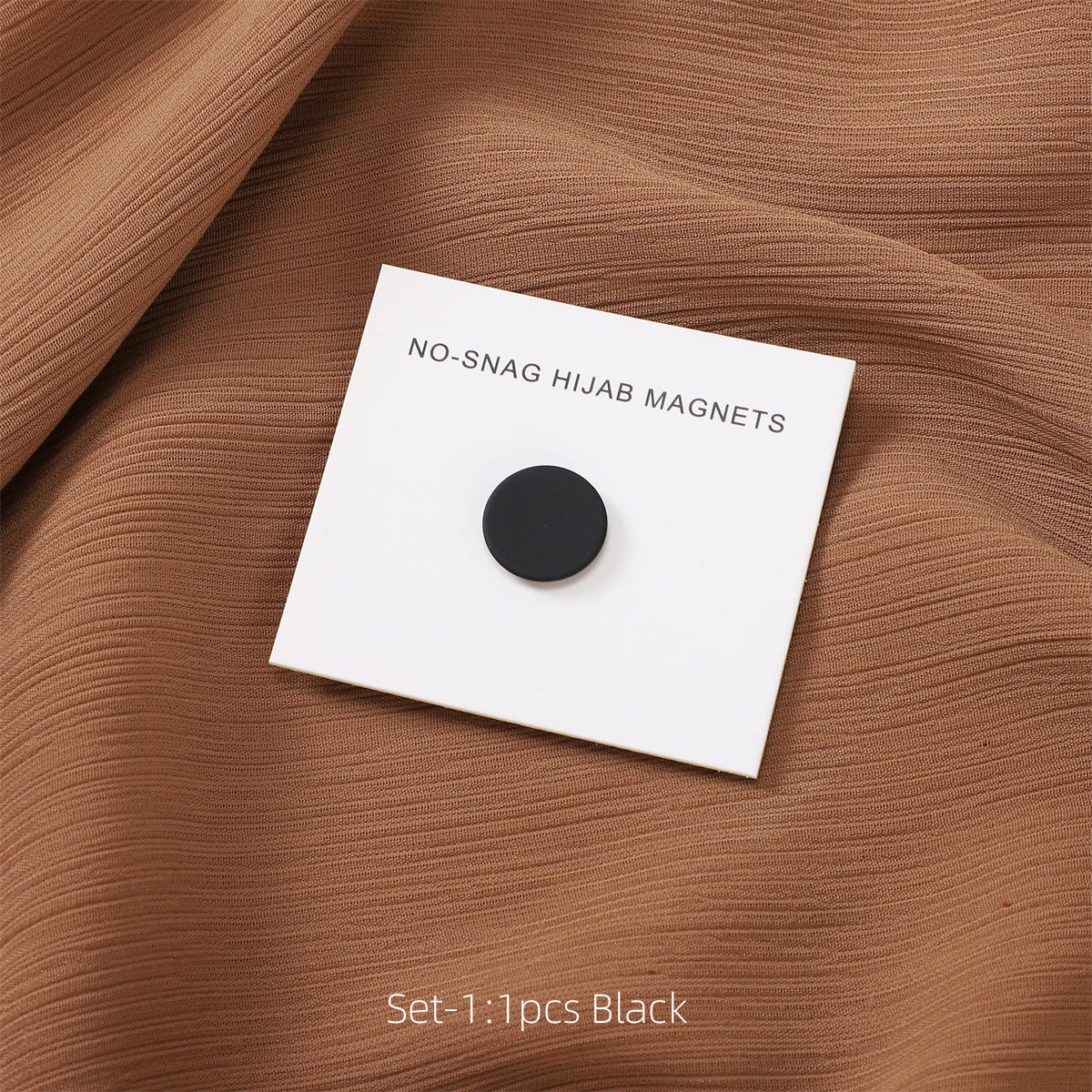 SP64 Round Flat Color Strong Scarf Magnetic Buckle hijab plain hijab hijab/tudung hijab pins Pins - MinYang Fashion Apparel Accessory Manufacturer