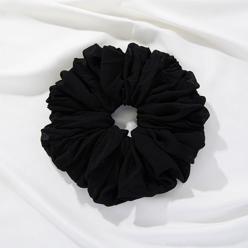WJA299 Large size ladies' big head bouquet chiffon large intestine circle hairband