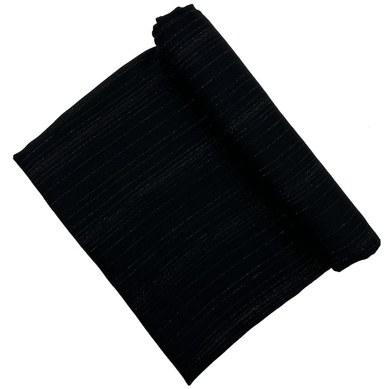 JS038 Fashion long scarf chiffon silver silk pleated shawl - MinYang Fashion Apparel Accessory Manufacturer