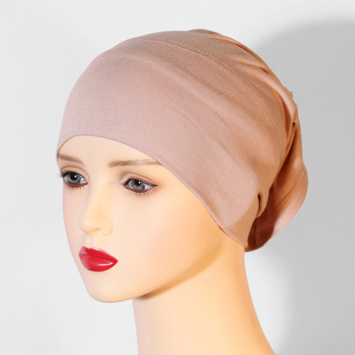 KGN-01 Women's pure cotton elastic breathable solid color hijab cap - MinYang Fashion Apparel Accessory Manufacturer