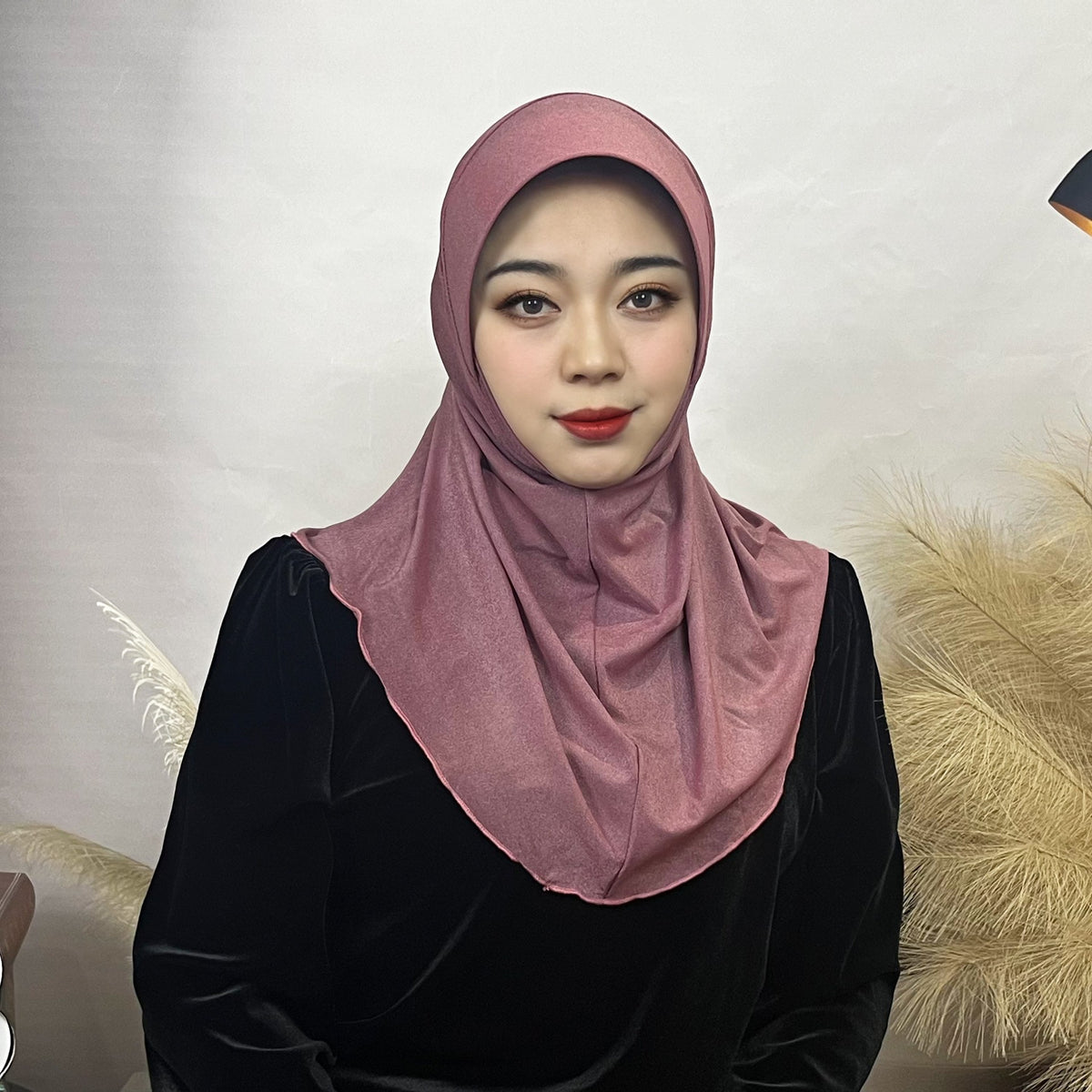 TF6-063 Solid color Xing Taosha headscarf breathable and comfortable scarf - MinYang Fashion Apparel Accessory Manufacturer