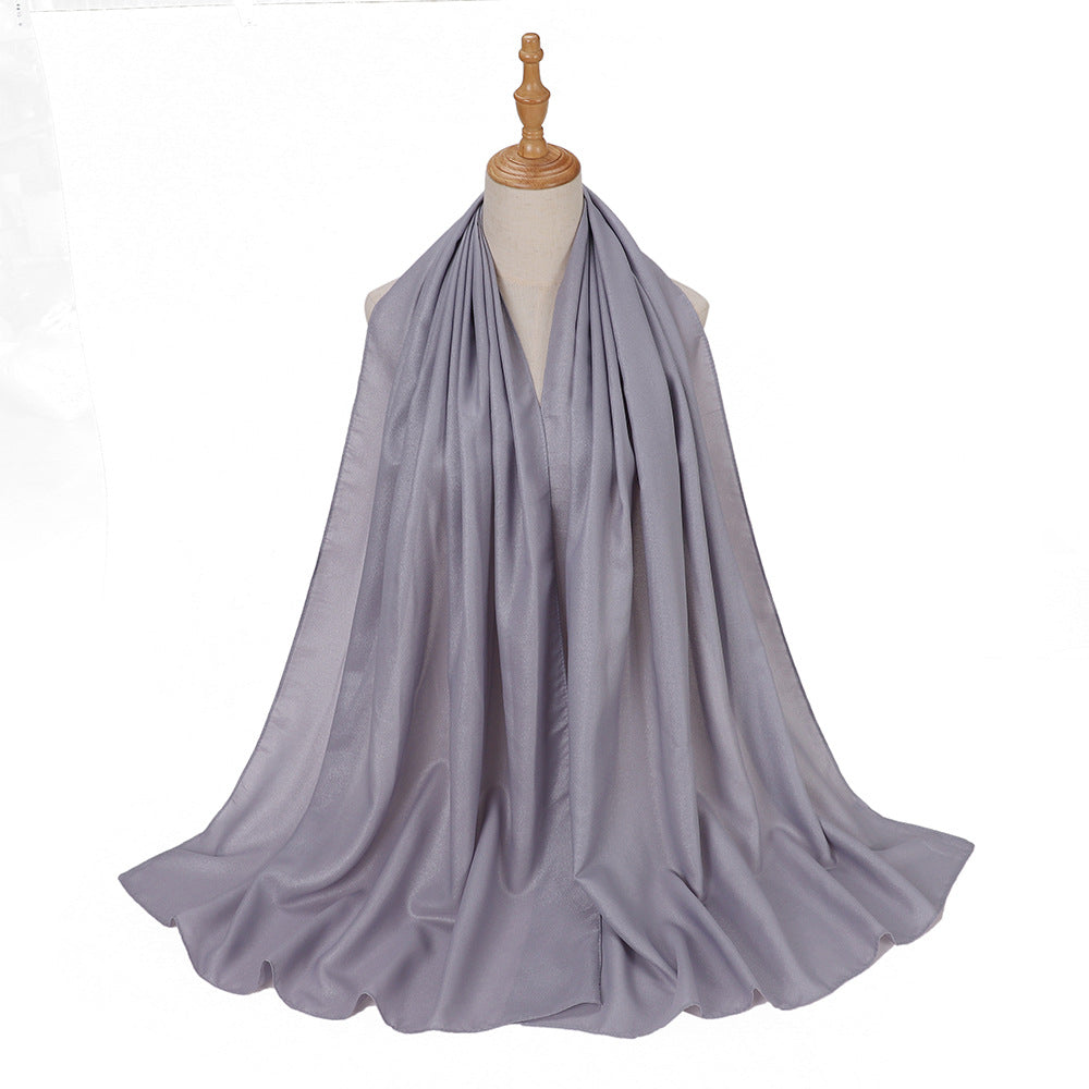 MSL328 Pure color diamond chiffon long scarf scarf wholesale - MinYang Fashion Apparel Accessory Manufacturer
