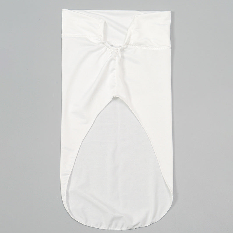 MSL086 Crystal linen solid color simple bottoming cap