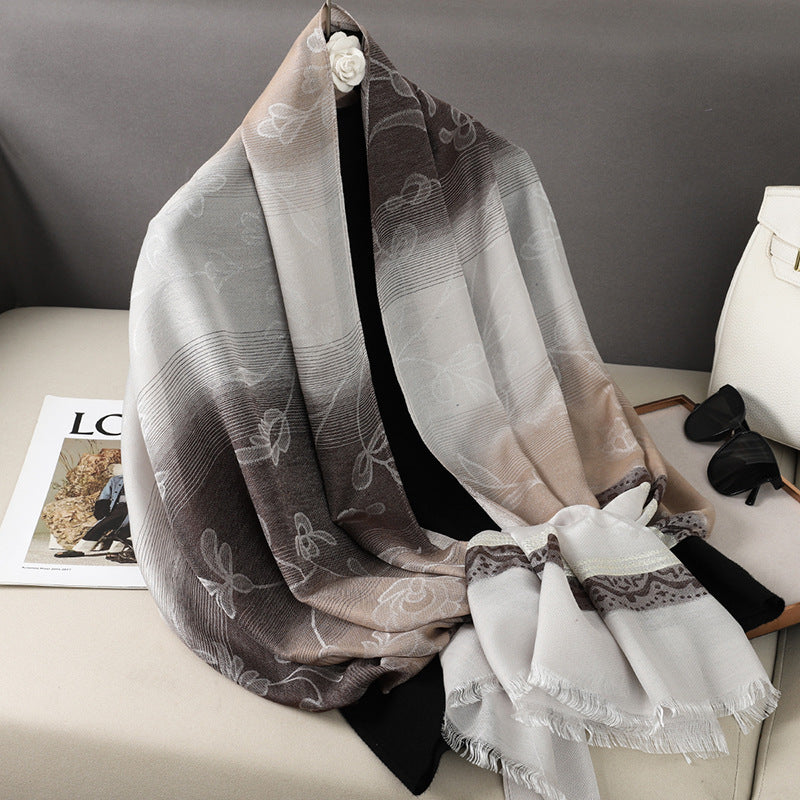 MY33 Autumn High Quality Cashmere Shawl Scarf - MinYang Fashion Apparel Accessory Manufacturer