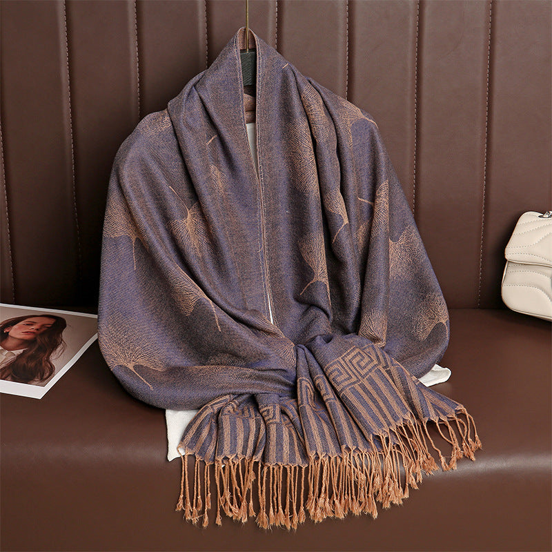 MY12 New style shawl tassel scarf polyester cotton - MinYang Fashion Apparel Accessory Manufacturer