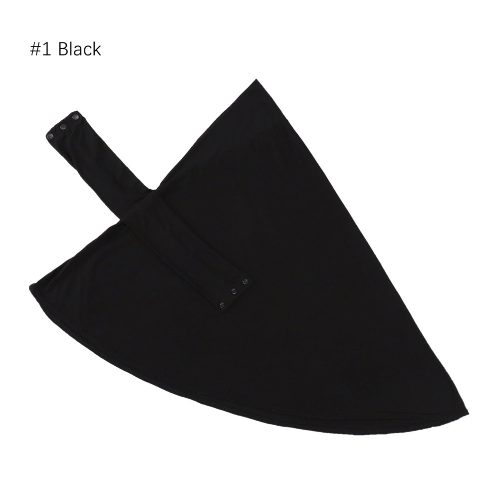 YZ77 Breathable Modal High Elasticity Undercap with Adjustable Strap and Button