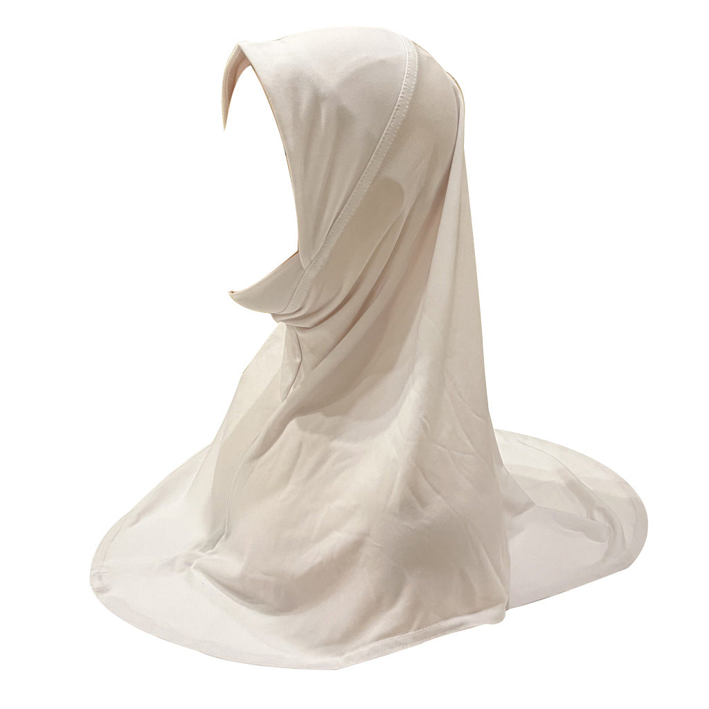 H304  good fabric triangular shape chin hijab for kids 5-10 years old size S Child - MinYang Fashion Apparel Accessory Manufacturer