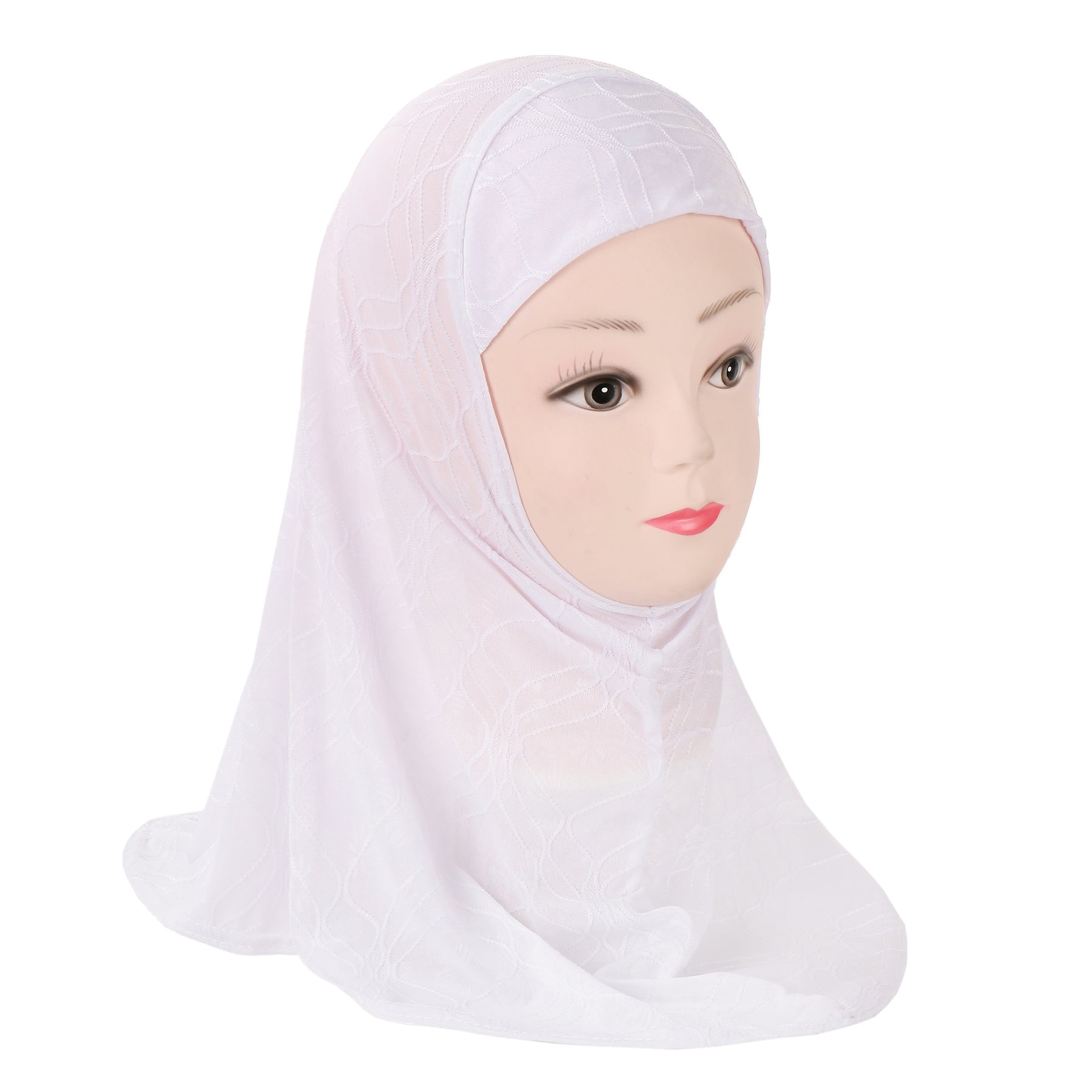 H363 Beautiful scarf cap for little girls aged 2-6 child