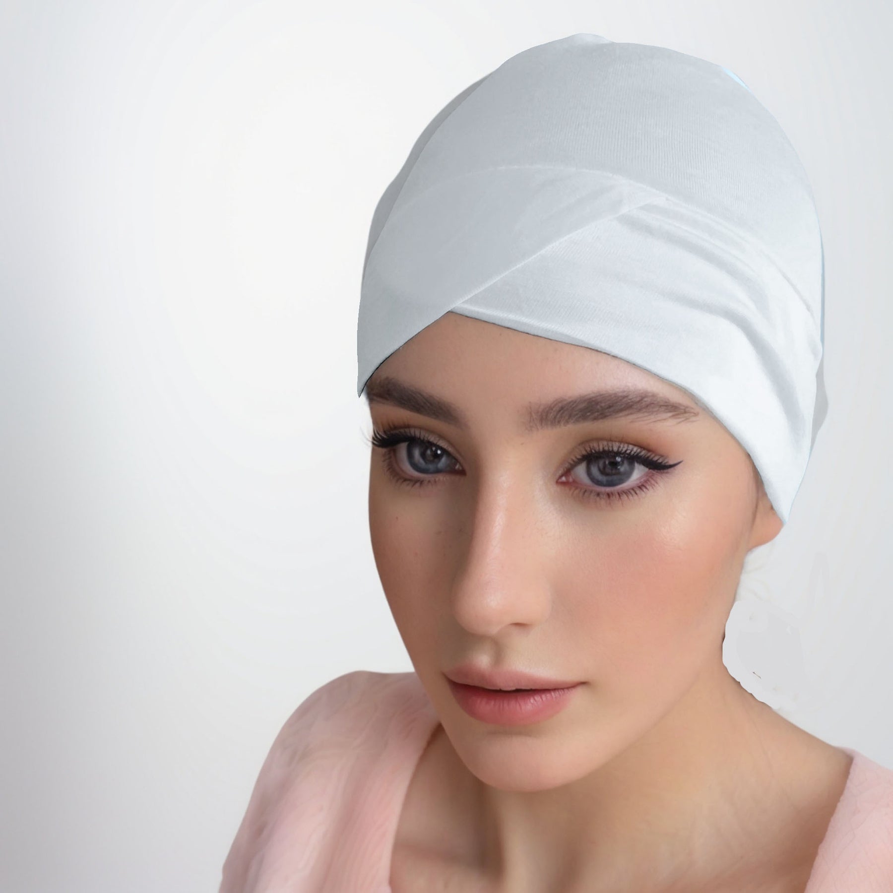 YS004 Cross pleated bottom hat cap - MinYang Fashion Apparel Accessory Manufacturer