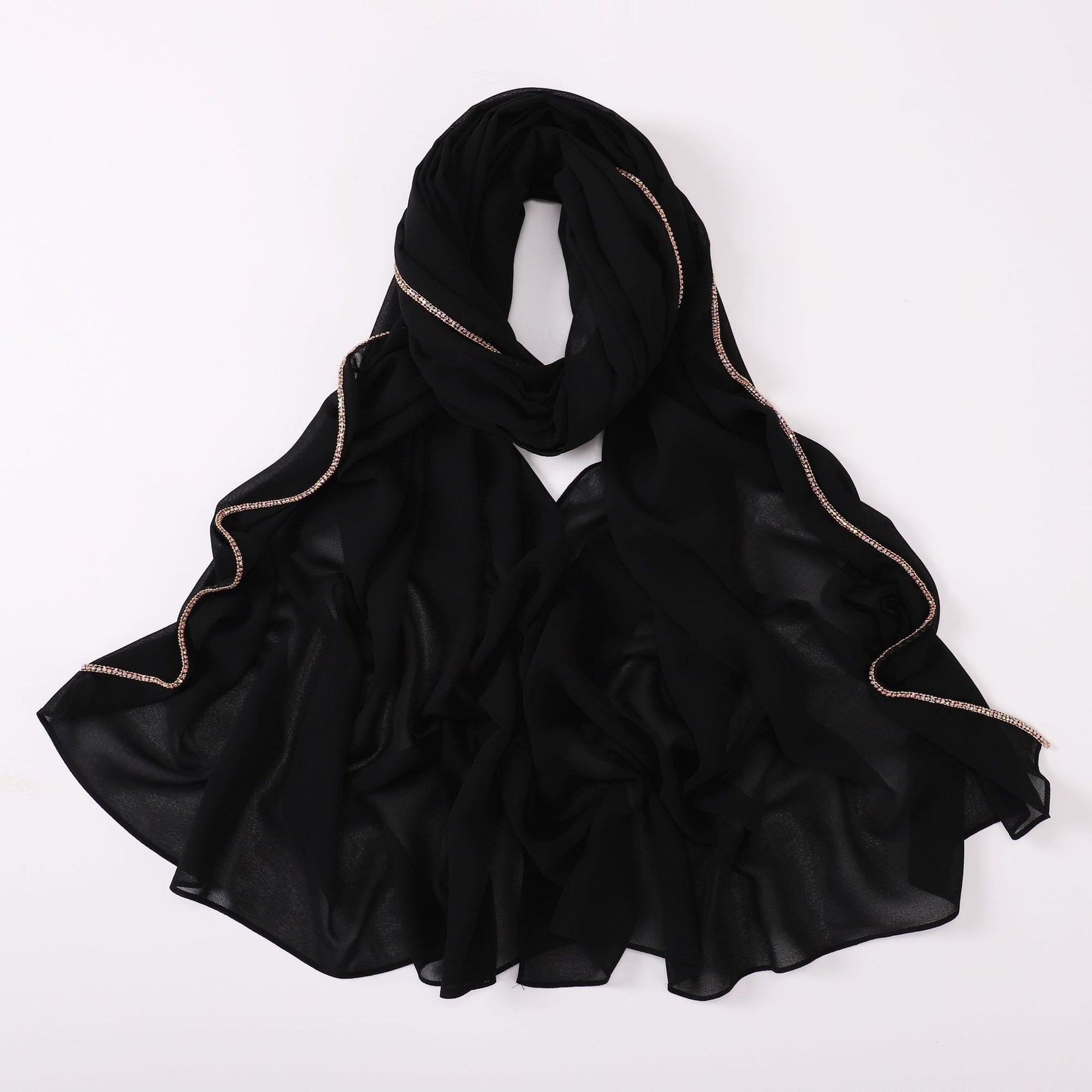20241019-1  Washable chiffon turban - MOQ:2 - MinYang Fashion Apparel Accessory Manufacturer