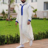 1133978  Slim Muslim White Spot Regular Men's Muslim Robe Shirt - MinYang Fashion Apparel Accessory Manufacturer