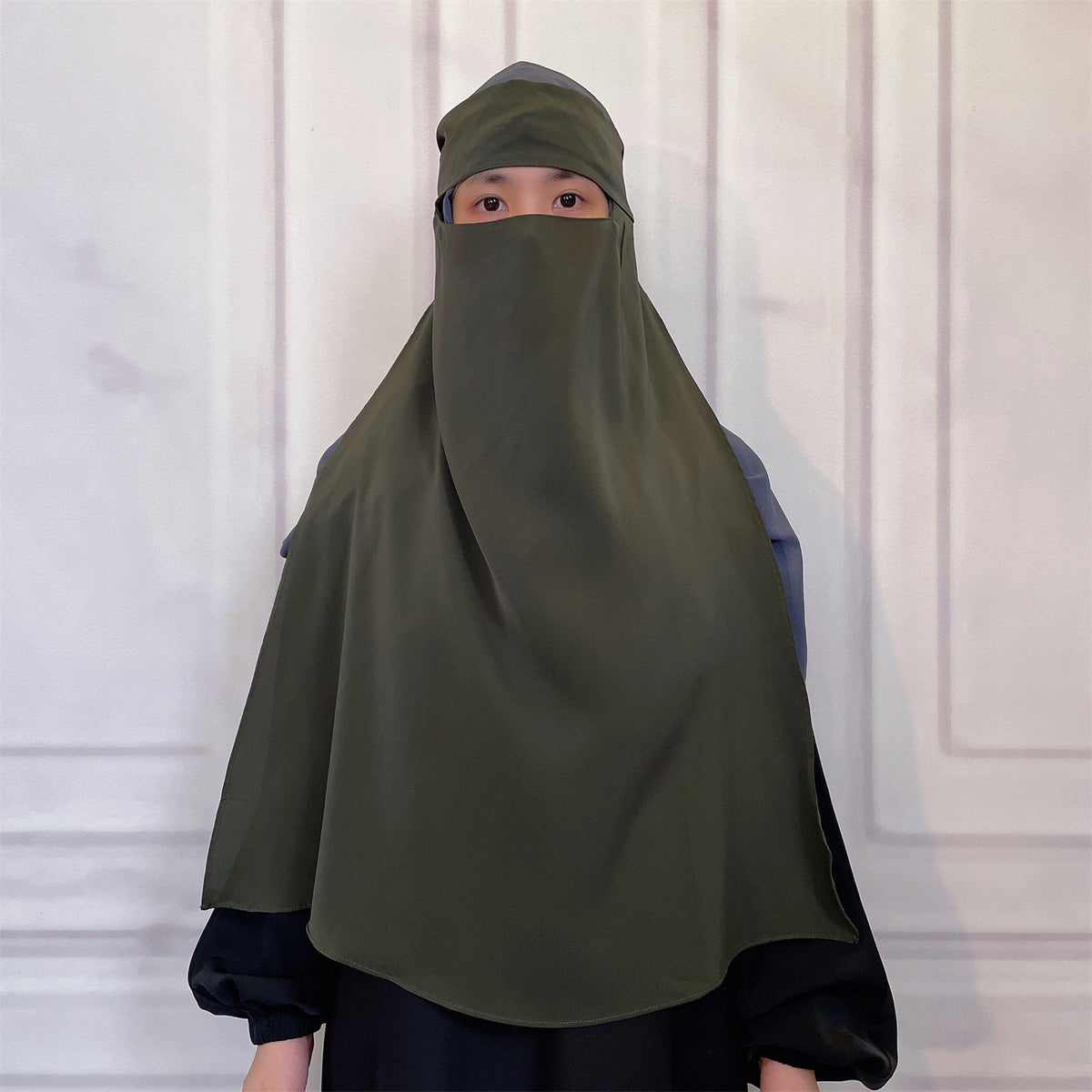 2233 Fashionable and versatile solid color mask plain color hijab headscarf - MinYang Fashion Apparel Accessory Manufacturer