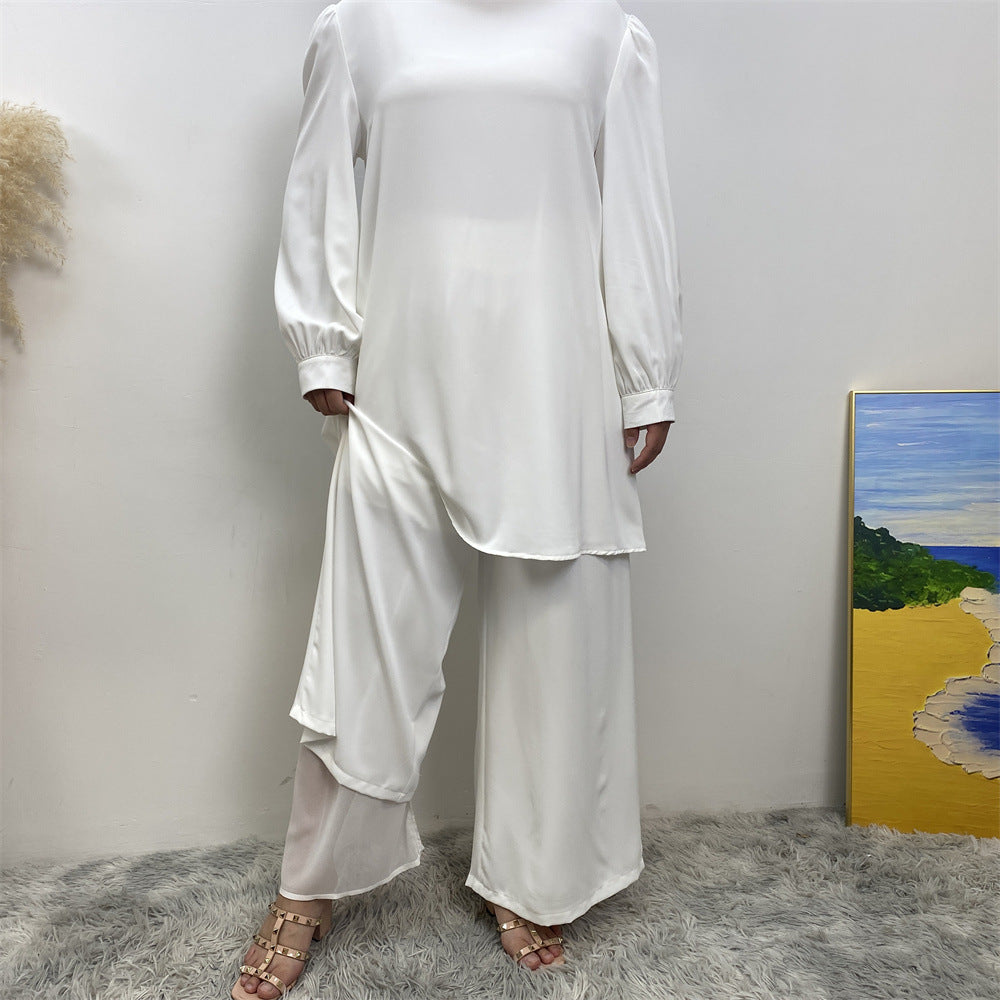 2335+9003 Loose casual Muslim suit