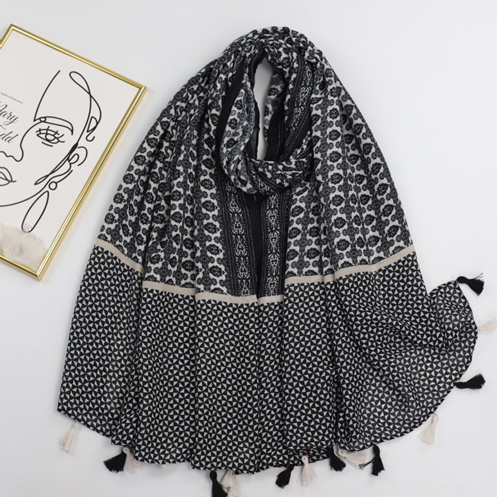 JY230340 bufanda estampada