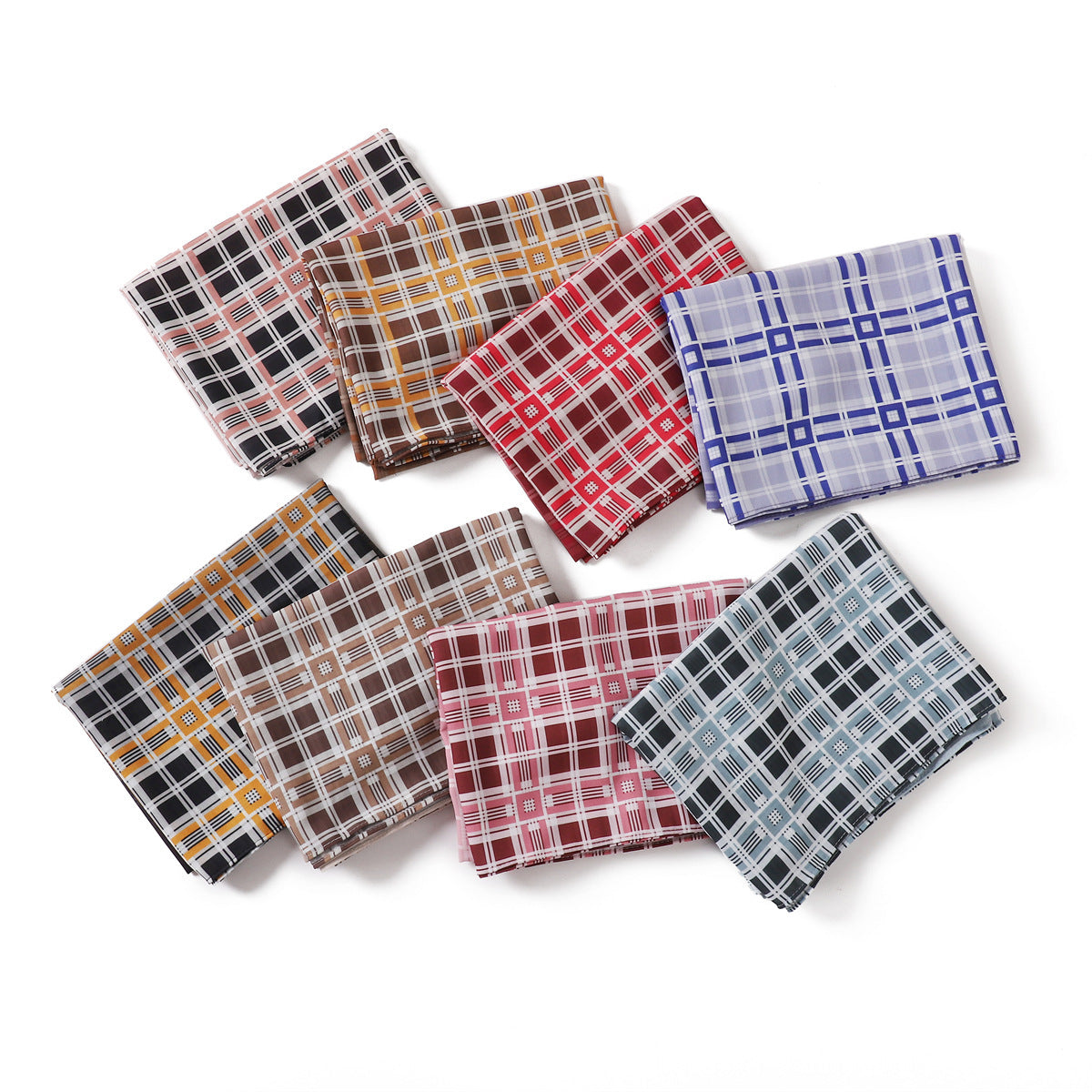 YZ209 Pearl chiffon solid color plus plaid hand-painted gradient gauze scarf sunscreen shawl hijab hijab/tudung printed hijab printed scarf - MinYang Fashion Apparel Accessory Manufacturer