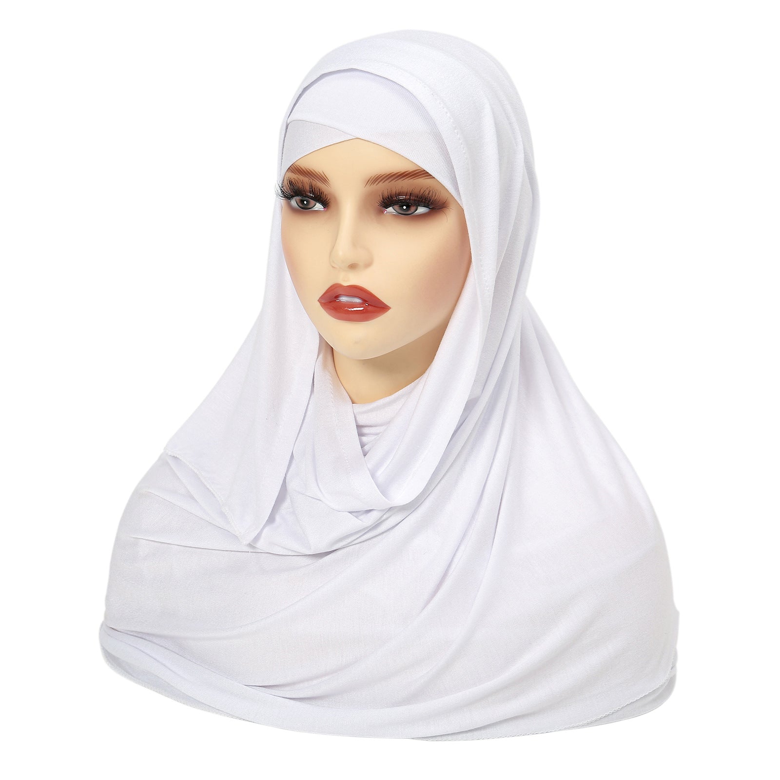 8216 Tudung kepala silang dahi warna pepejal Tudung Melayu Timur Tengah Topi tudung tudung Amazon