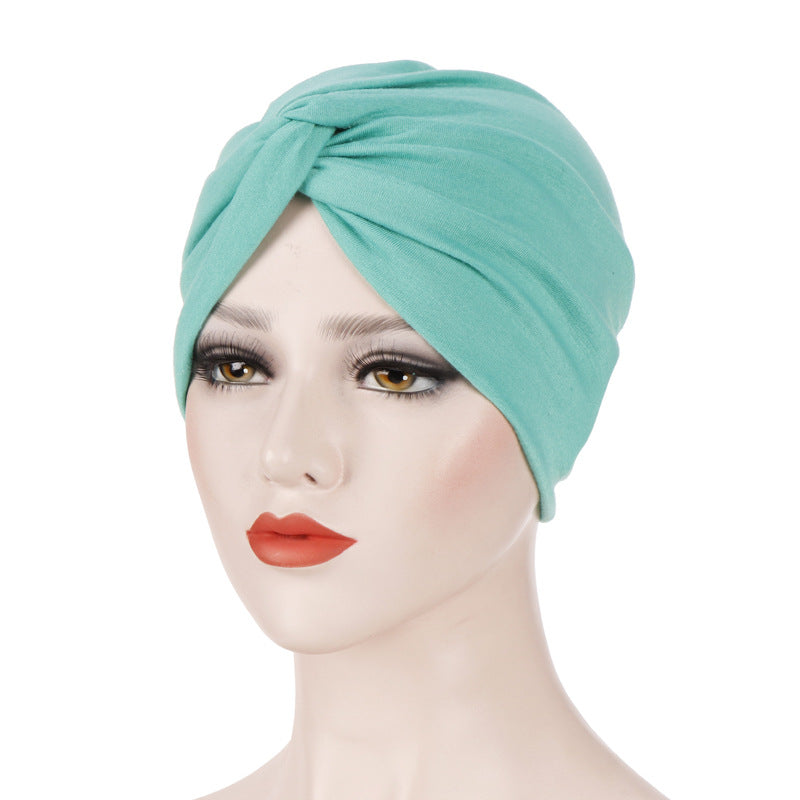 TJM-Twist-off hat plain hijab jersey turban hat - MinYang Fashion Apparel Accessory Manufacturer