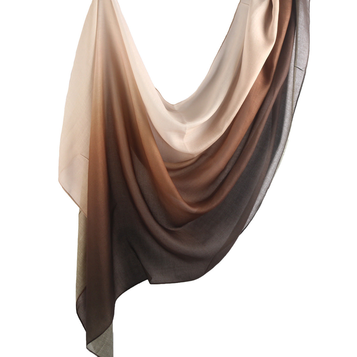 WJ004 Modal gradient color rayon long scarf