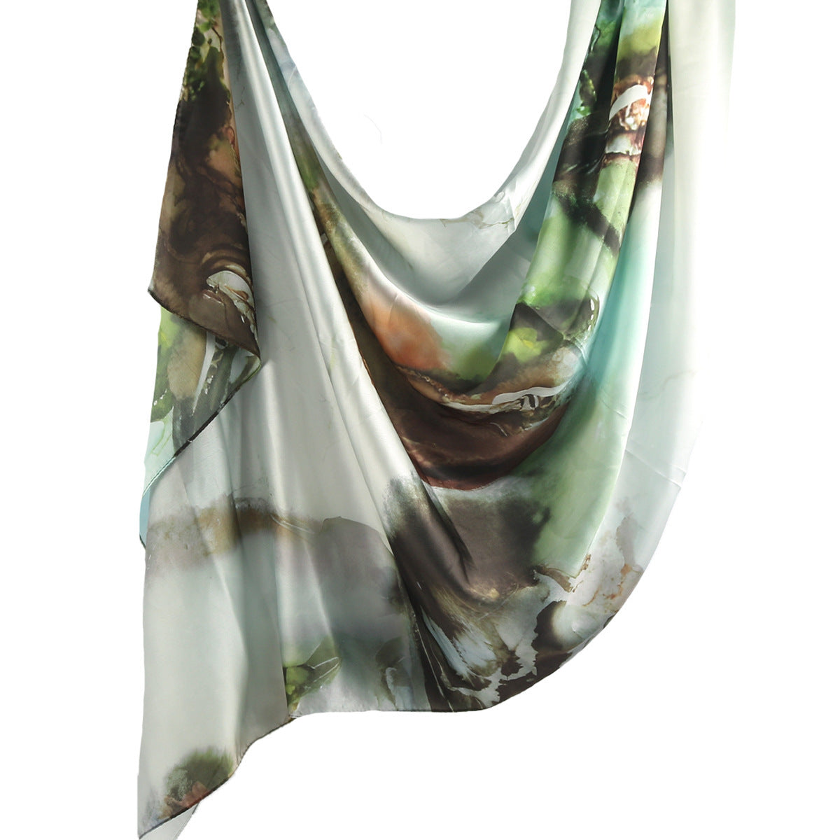WJ003 Silk printed hijab