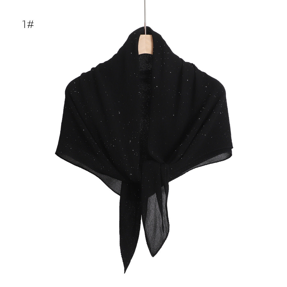 YZ208 90*90plain Chiffon Crumpled Square Scarf Printed spring - MinYang Fashion Apparel Accessory Manufacturer
