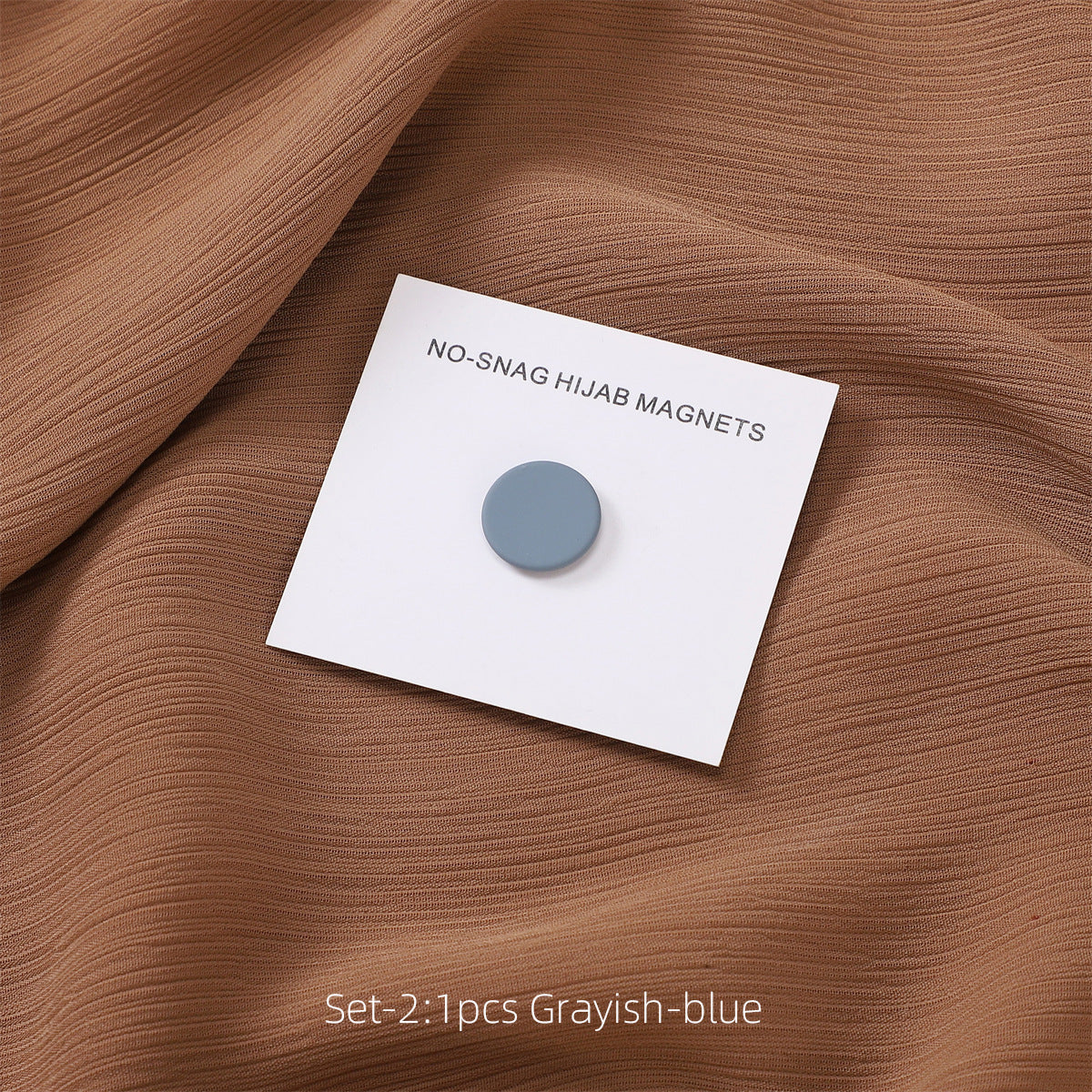 SP64 Round Flat Color Strong Scarf Magnetic Buckle hijab plain hijab hijab/tudung hijab pins Pins - MinYang Fashion Apparel Accessory Manufacturer